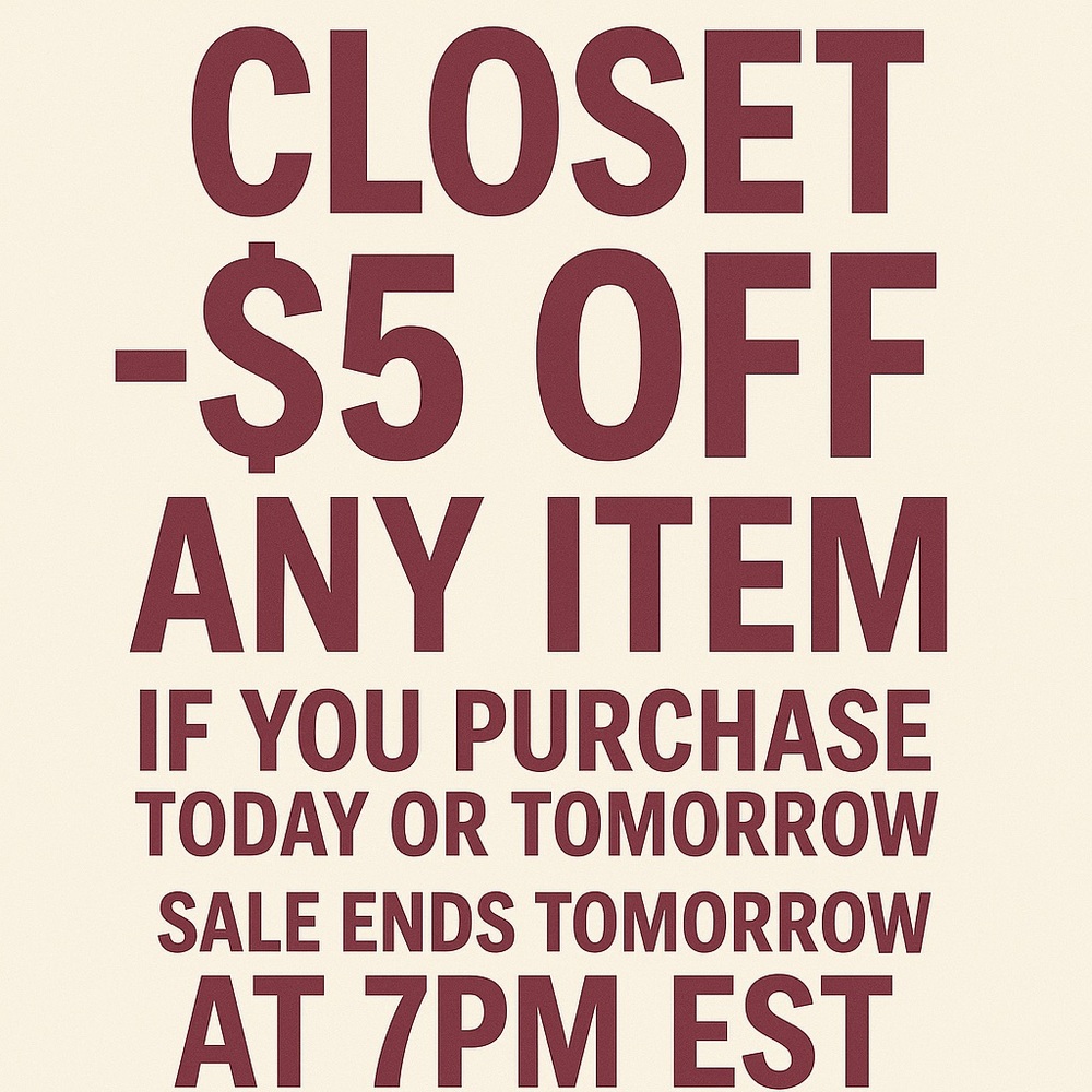 Promotion ‼️‼️‼️ 
Starts 08/12-08/13